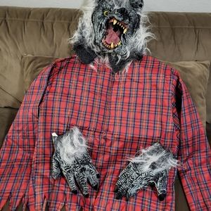 Men's wolf's costume
